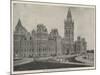 The New Parliament Houses at Ottawa-null-Mounted Giclee Print