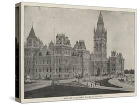 The New Parliament Houses at Ottawa-null-Stretched Canvas