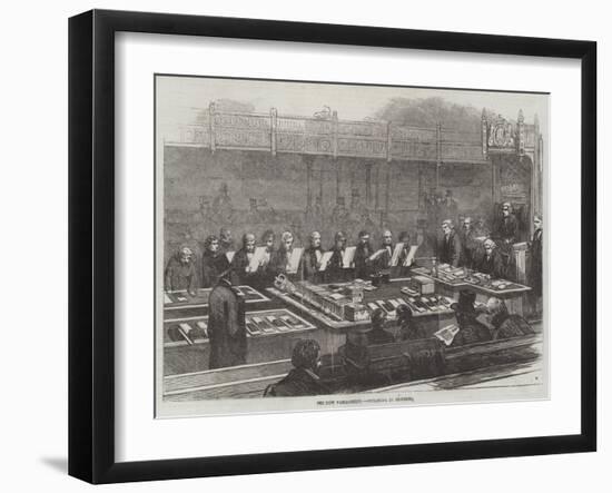 The New Parliament, Swearing in Members-null-Framed Giclee Print