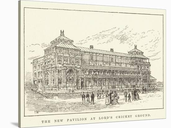 The New Pavilion at Lord's Cricket Ground-Frank Watkins-Stretched Canvas