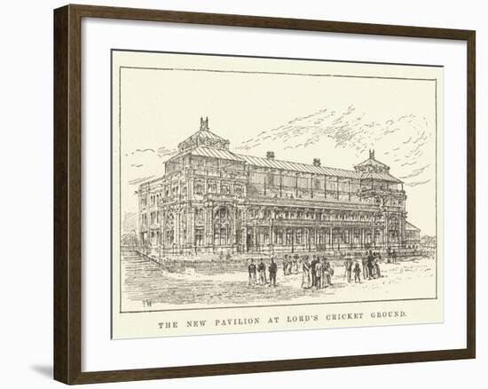 The New Pavilion at Lord's Cricket Ground-Frank Watkins-Framed Giclee Print