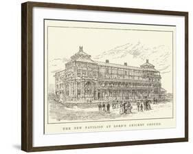 The New Pavilion at Lord's Cricket Ground-Frank Watkins-Framed Giclee Print