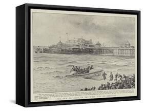 The New Pavilion on the West Pier at Brighton-null-Framed Stretched Canvas