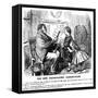 The New Photographic Looking Glass, Cartoon from Punch, Everyday Proof of Man's Origins, 1861-null-Framed Stretched Canvas