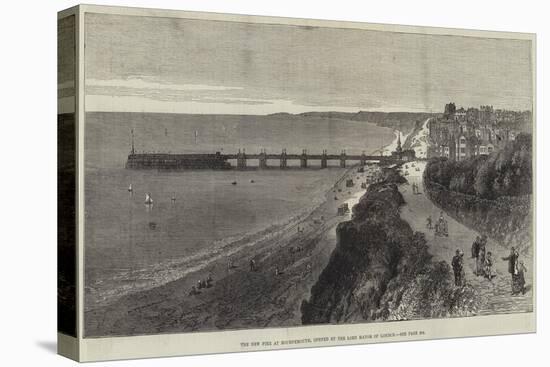 The New Pier at Bournemouth, Opened by the Lord Mayor of London-null-Stretched Canvas