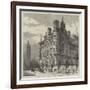 The New Police Offices on the Victoria Embankment-Henry William Brewer-Framed Giclee Print