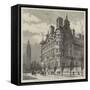 The New Police Offices on the Victoria Embankment-Henry William Brewer-Framed Stretched Canvas