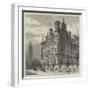 The New Police Offices on the Victoria Embankment-Henry William Brewer-Framed Giclee Print