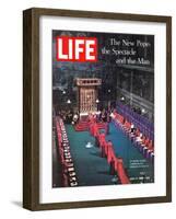 The New Pope, Vatican Interior, July 5, 1963-Dmitri Kessel-Framed Photographic Print