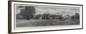 The New Premises of Livingstone College at Leyton, Opened by the Explorer's Daughter on 23 May-null-Framed Giclee Print