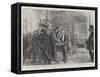 The New President of the French Republic, M Rouvier Congratulating M Loubet on His Election-Charles Paul Renouard-Framed Stretched Canvas