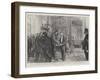 The New President of the French Republic, M Rouvier Congratulating M Loubet on His Election-Charles Paul Renouard-Framed Giclee Print