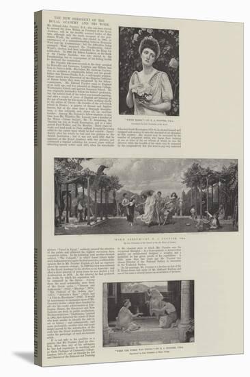 The New President of the Royal Academy and His Work-Sir Edward John Poynter-Stretched Canvas