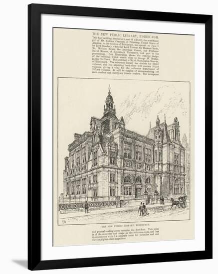 The New Public Library, Edinburgh-Frank Watkins-Framed Giclee Print