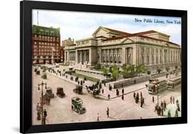 The New Public Library, New York, USA, 1910-null-Framed Giclee Print