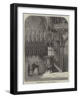 The New Pulpit in Lincoln Cathedral-null-Framed Giclee Print