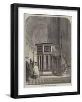 The New Pulpit, St Paul's Cathedral-null-Framed Giclee Print