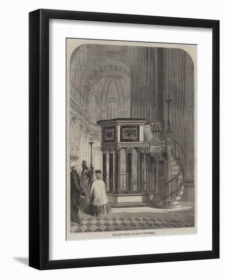 The New Pulpit, St Paul's Cathedral-null-Framed Giclee Print