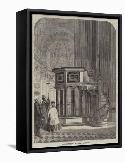 The New Pulpit, St Paul's Cathedral-null-Framed Stretched Canvas