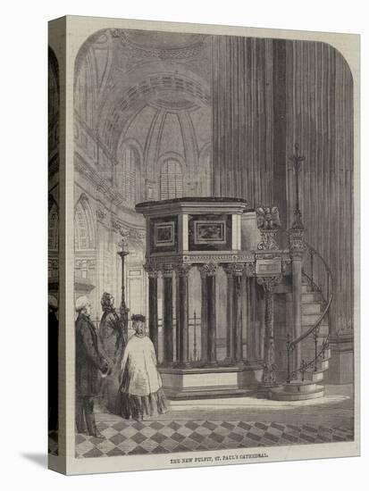The New Pulpit, St Paul's Cathedral-null-Stretched Canvas