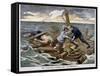 The New 'Raft of the Medusa, 1899-F Meaulle-Framed Stretched Canvas