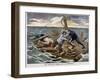 The New 'Raft of the Medusa, 1899-F Meaulle-Framed Giclee Print