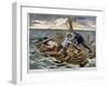 The New 'Raft of the Medusa, 1899-F Meaulle-Framed Giclee Print