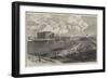 The New Railway Steam-Boat Docks, Barrow-In-Furness, North Lancashire-null-Framed Giclee Print