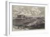 The New Railway Steam-Boat Docks, Barrow-In-Furness, North Lancashire-null-Framed Giclee Print