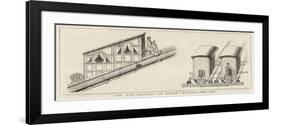 The New Railway Up Mount Vesuvius, the Car-null-Framed Giclee Print