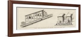 The New Railway Up Mount Vesuvius, the Car-null-Framed Giclee Print