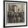 The New Regime in Spain, Scene Outside the Cortes, 10 February, 4 Pm-Joseph Nash-Framed Giclee Print