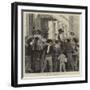 The New Regime in Spain, Scene Outside the Cortes, 10 February, 4 Pm-Joseph Nash-Framed Giclee Print