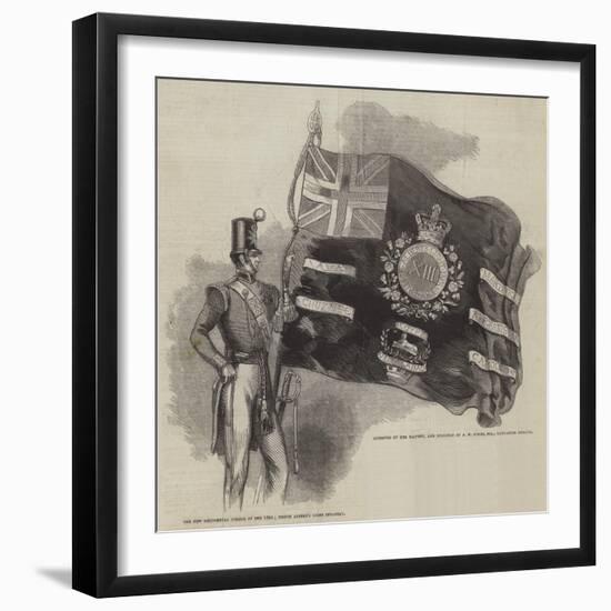 The New Regimental Colour of the 13th Prince Albert's Light Infantry-null-Framed Giclee Print