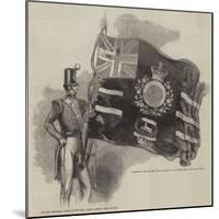 The New Regimental Colour of the 13th Prince Albert's Light Infantry-null-Mounted Giclee Print