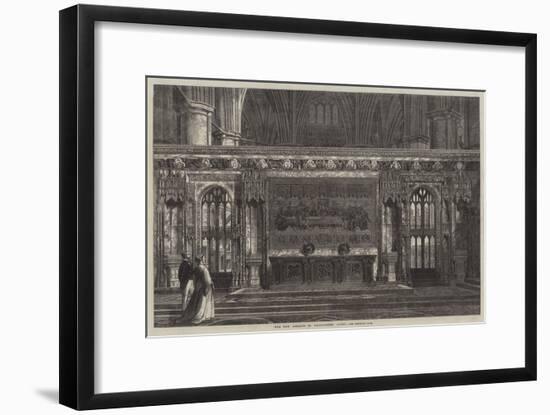 The New Reredos in Westminster Abbey-null-Framed Giclee Print