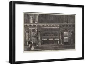 The New Reredos in Westminster Abbey-null-Framed Giclee Print