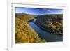 The New River Gorge, Hawks Nest State Park, Autumn, West Virginia, USA-Chuck Haney-Framed Photographic Print