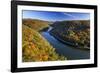 The New River Gorge, Hawks Nest State Park, Autumn, West Virginia, USA-Chuck Haney-Framed Photographic Print