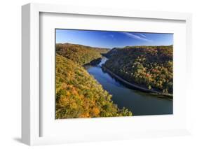The New River Gorge, Hawks Nest State Park, Autumn, West Virginia, USA-Chuck Haney-Framed Photographic Print