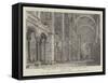 The New Roman Catholic Cathedral at Westminster-Henry William Brewer-Framed Stretched Canvas