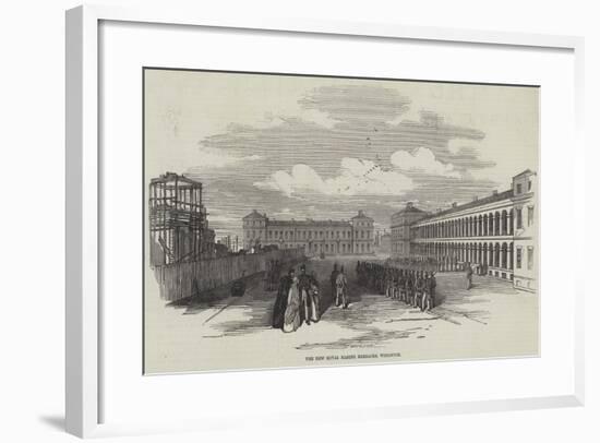 The New Royal Marine Barracks, Woolwich-null-Framed Giclee Print