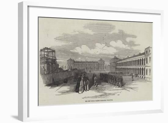 The New Royal Marine Barracks, Woolwich-null-Framed Giclee Print