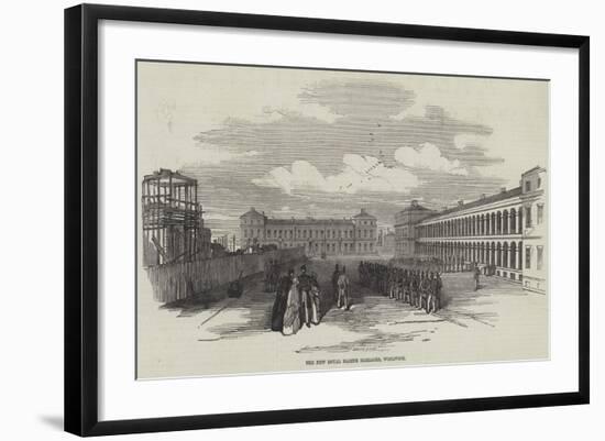 The New Royal Marine Barracks, Woolwich-null-Framed Giclee Print