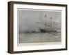 The New Royal Yacht Victoria and Albert, Launched by the Duchess of York at Pembroke Dockyard-Eduardo de Martino-Framed Giclee Print