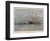 The New Royal Yacht Victoria and Albert, Launched by the Duchess of York at Pembroke Dockyard-Eduardo de Martino-Framed Giclee Print