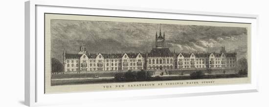 The New Sanatorium at Virginia Water, Surrey-null-Framed Premium Giclee Print