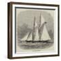 The New Schooner Yacht Livonia-Edwin Weedon-Framed Giclee Print
