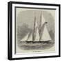 The New Schooner Yacht Livonia-Edwin Weedon-Framed Giclee Print