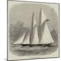 The New Schooner Yacht Livonia-Edwin Weedon-Mounted Giclee Print